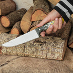 4'lü Kasap Bıçağı Seti + Kesme Tahtası - Paslanmaz Premium Kalite