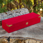 Koleksiyonluk ve Avcı Bıçakları İçin Kırmızı Kadife Kutu