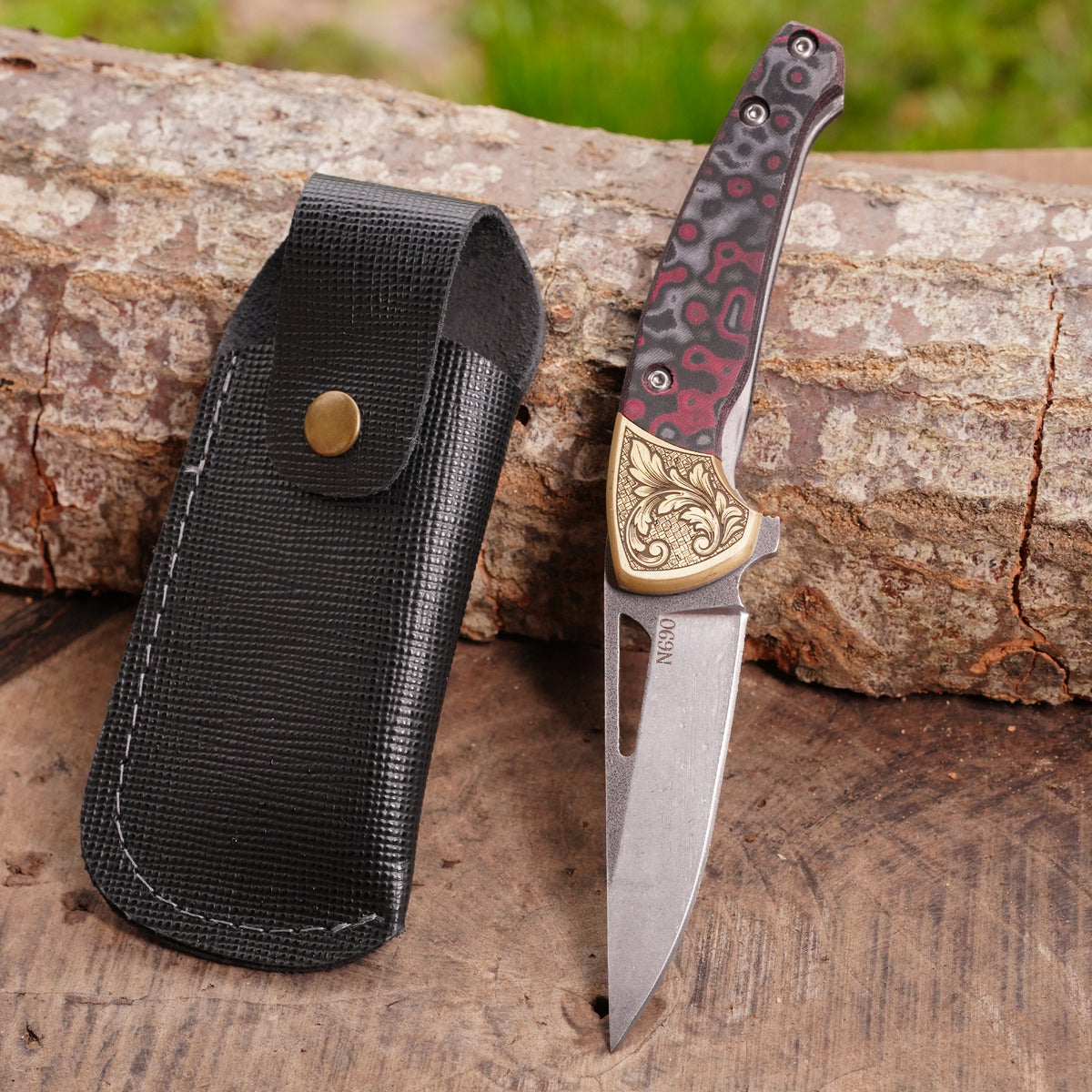 Katlanır Model - 20 Cm - N690 Çelik - G-Carta Sap