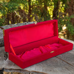 Koleksiyonluk ve Avcı Bıçakları İçin Kırmızı Kadife Kutu