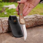 Katlanır Model - 20 Cm - N690 Çelik - Ceviz Sap