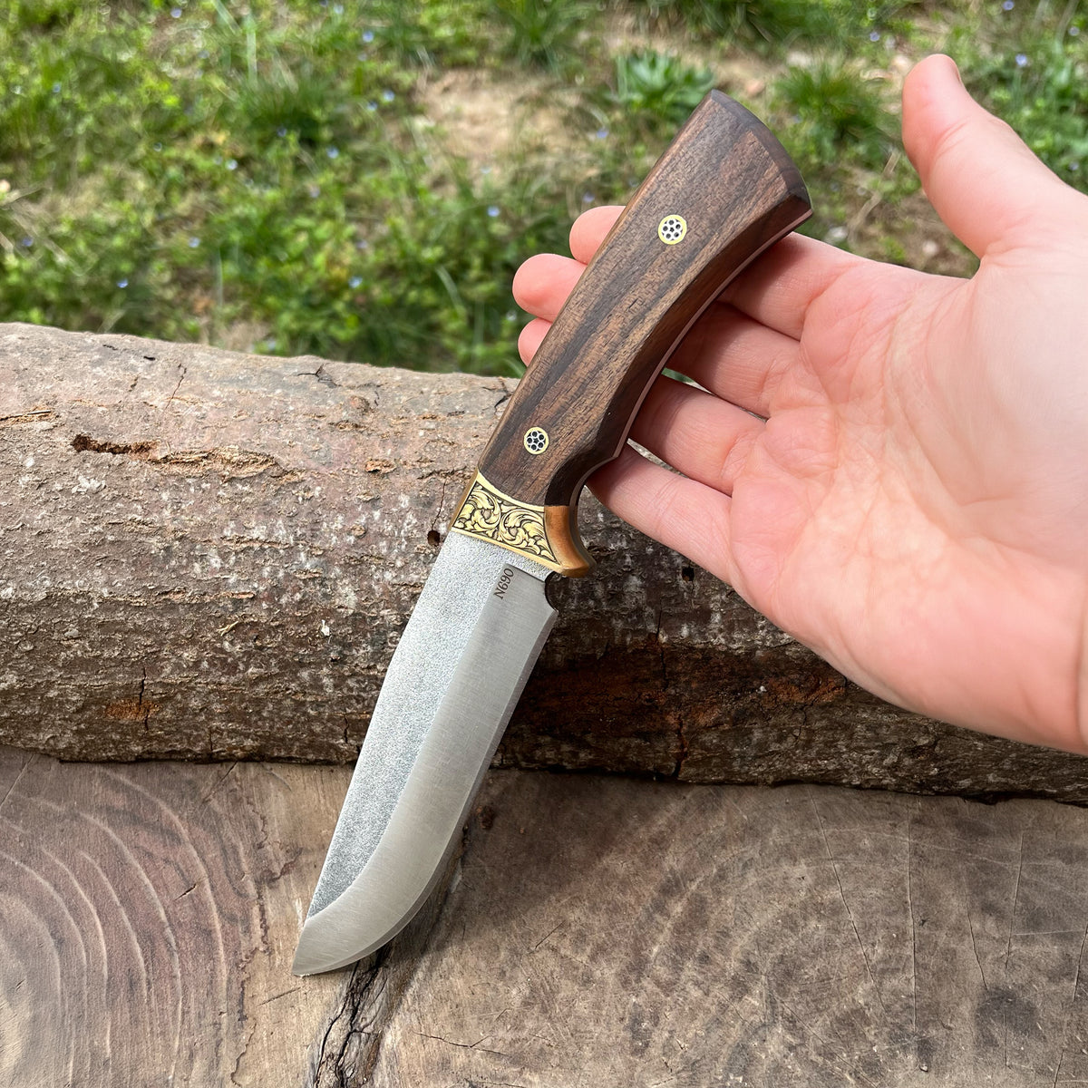 Bushcraft - Magnezyum Çubuklu - N690 Çelik