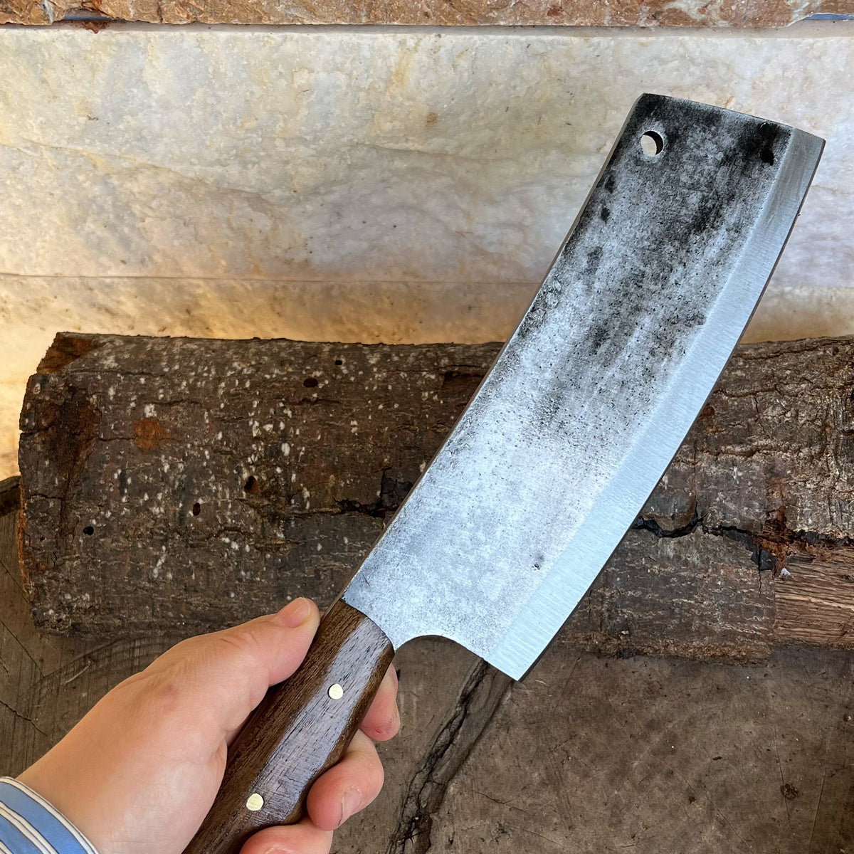 Profesyonel Kasap Satırı – El Yapımı Dövme Çelik - Kurban Dönemine Özel