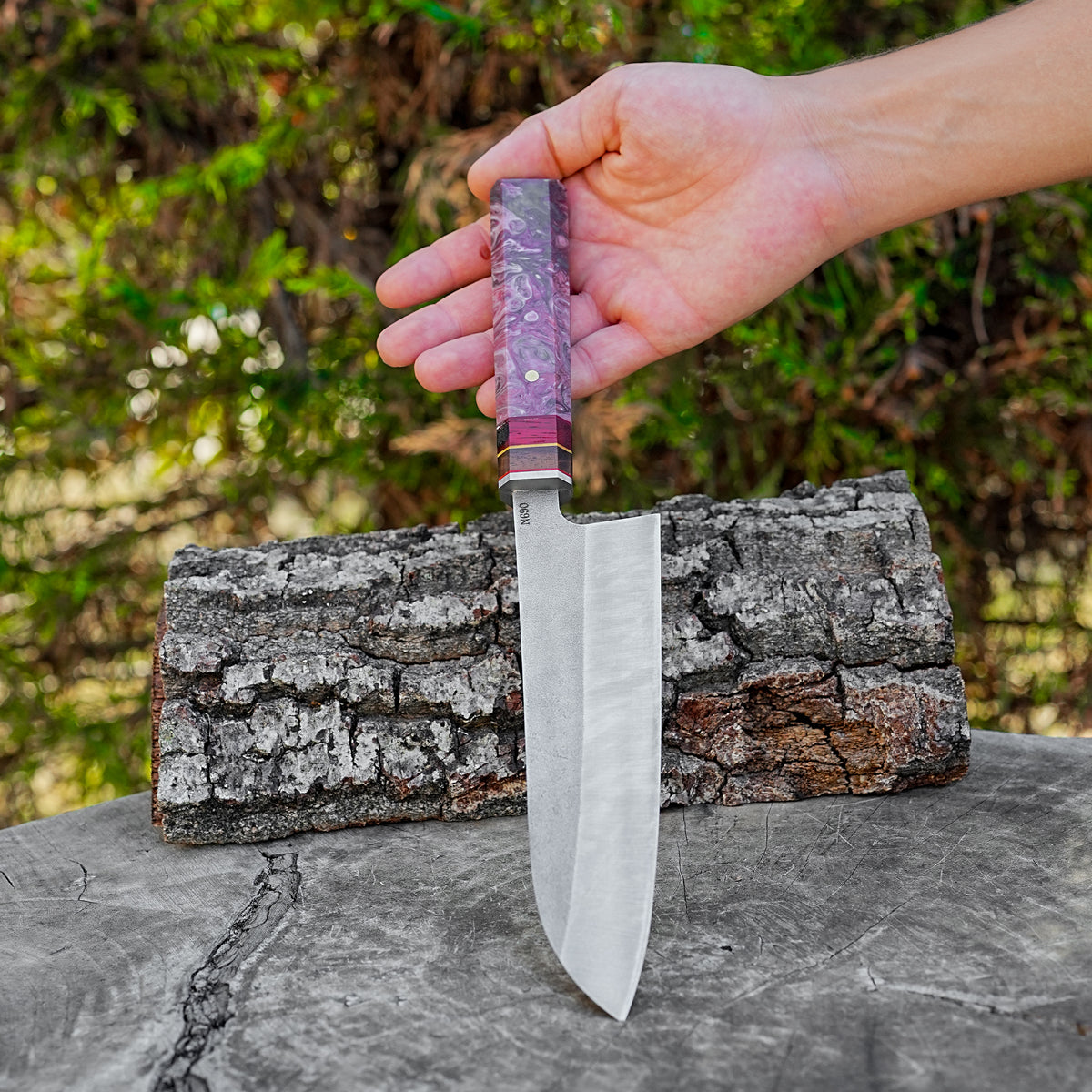Gyuto Model Profesyonel Şef Bıçağı – N690 Çelik - Epoksi Sap