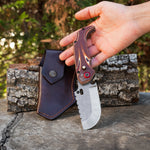 Katlanabilir Balta Model - N690 Çelik -Kompakt Sap - 21 Cm