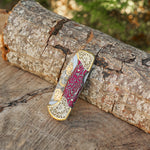 Katlanır Model- N690 Çelik -Atatürk - Türkiye Cumhuriyeti -Ay Yıldız Gravür İşleme - Çift Balçak Altın Kaplama