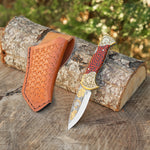 Katlanır Model- N690 Çelik -Atatürk - Türkiye Cumhuriyeti -Ay Yıldız Gravür İşleme - Çift Balçak Altın Kaplama