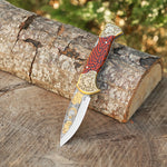 Katlanır Model- N690 Çelik -Atatürk - Türkiye Cumhuriyeti -Ay Yıldız Gravür İşleme - Çift Balçak Altın Kaplama