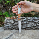 Katlanır Model 24 Cm - Ceviz Epoksi Sap