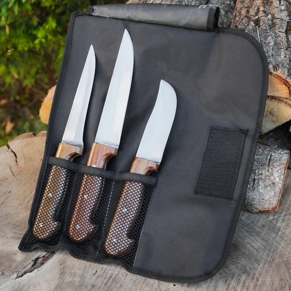 Kesme Bıçağı Seti 3'lü - Paslanmaz Çelik