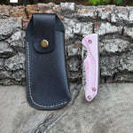 Geyik Gravür İşlemeli - Katlanır Bıçak - Verzalit Sap - 19 Cm