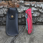 Geyik Gravür İşlemeli - Katlanır Bıçak - Verzalit Sap - 21 Cm