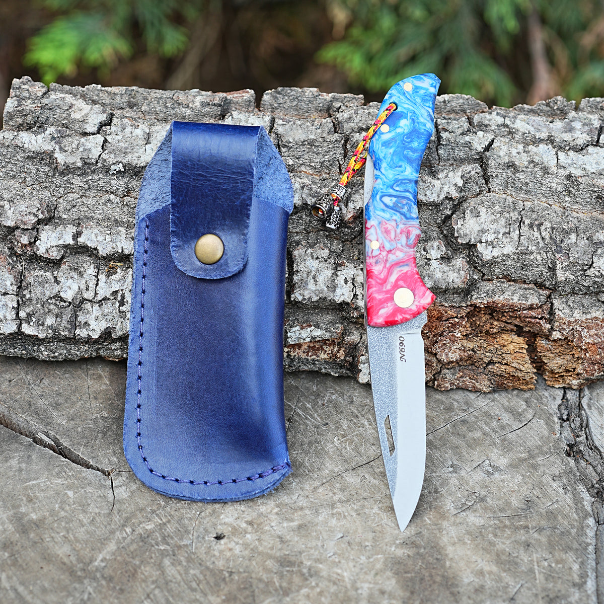 Katlanır Model - N690 Çelik - Epoksi Sap - 19 Cm
