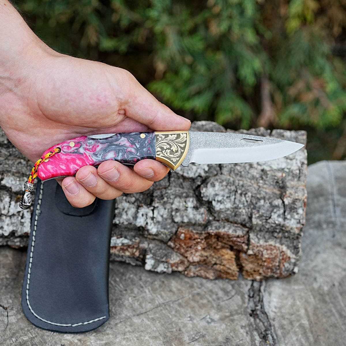 Katlanır Model - N690 Çelik - Epoksi Sap - 19 Cm
