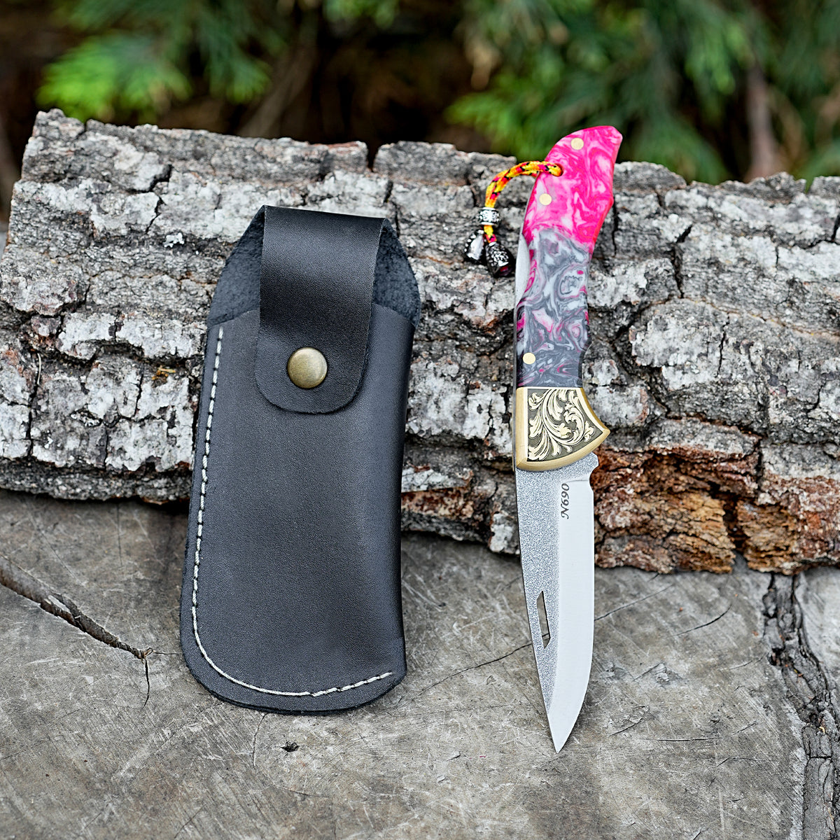 Katlanır Model - N690 Çelik - Epoksi Sap - 19 Cm