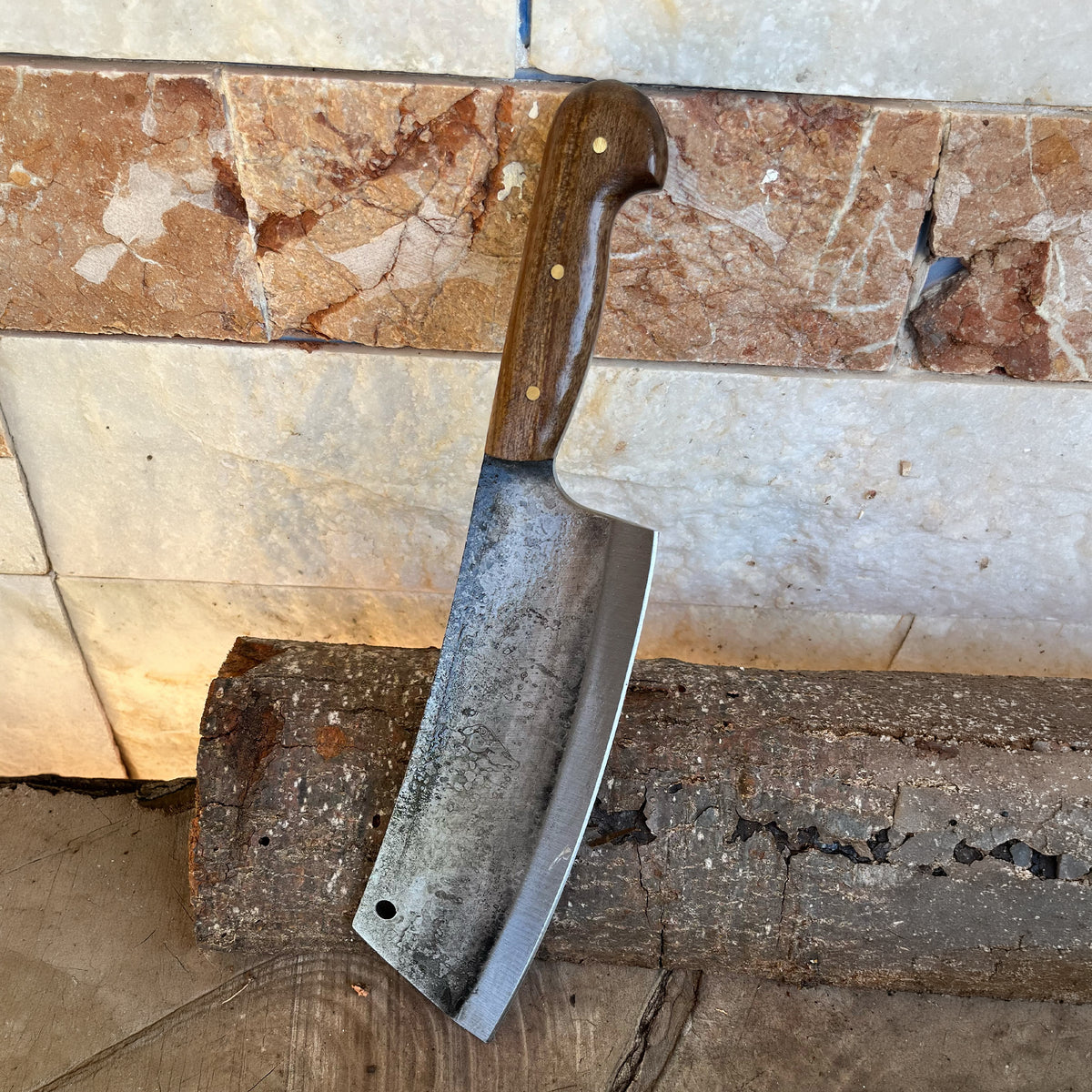 Profesyonel Kasap Satırı – El Yapımı Dövme Çelik - Kurban Dönemine Özel