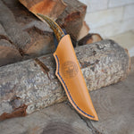 Koleksiyonluk ve Hediyelik Fenerbahçe Taraftar Bıçak - N690 Çelik- Geyik Boynuzu Sap