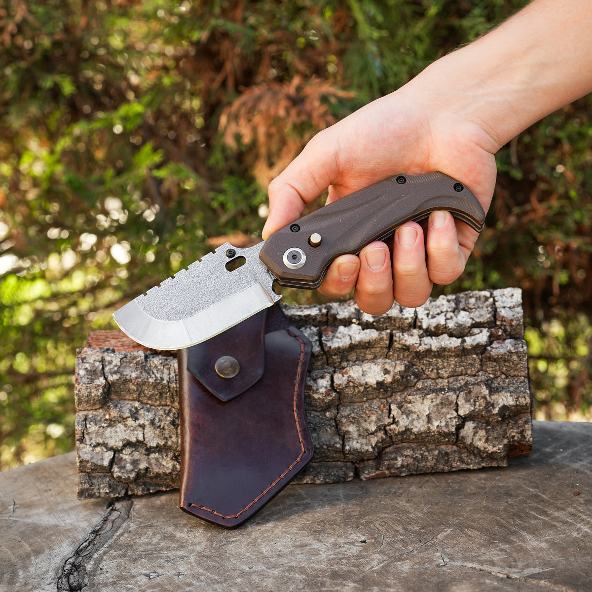Katlanabilir Balta Model - N690 Çelik -Kompakt Sap - 21 Cm