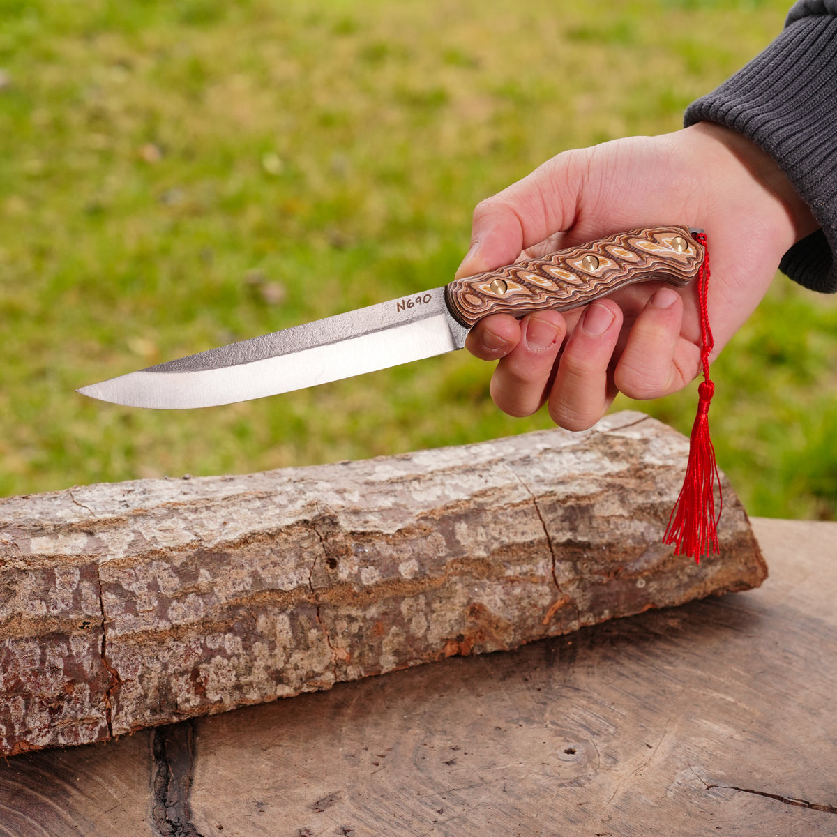 Kesme Bıçağı – N690 Çelik – Verzalit Saplı Profesyonel Seri