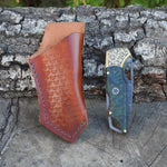 Katlanır Model- Damascus Çelik - Stabilize Sap