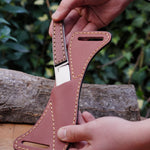 Çeri Model - 20 Cm - Vaketa Deri Saplı Av Bıçağı