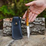 Katlanır Bıçak - Koç Boynuzu Sap - 19 Cm