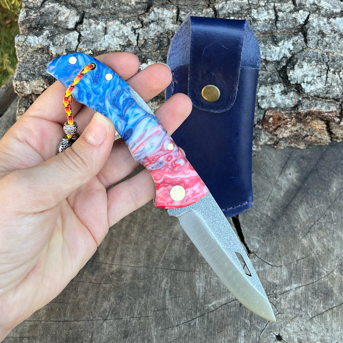 Katlanır Model - N690 Çelik - Epoksi Sap - 19 Cm