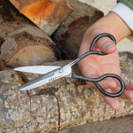 Yuvarlak Uçlu Makas - Dövme Çelik - Tarihi Gökkurt Usta