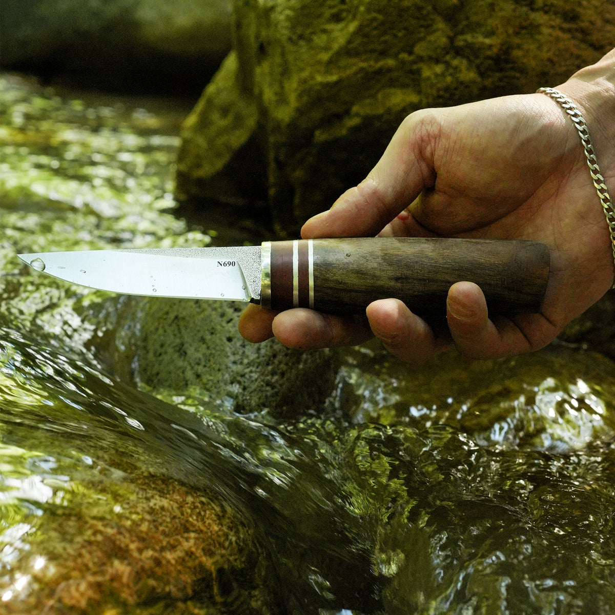 Puukko Model - N690 Çeliği - Ceviz Sap