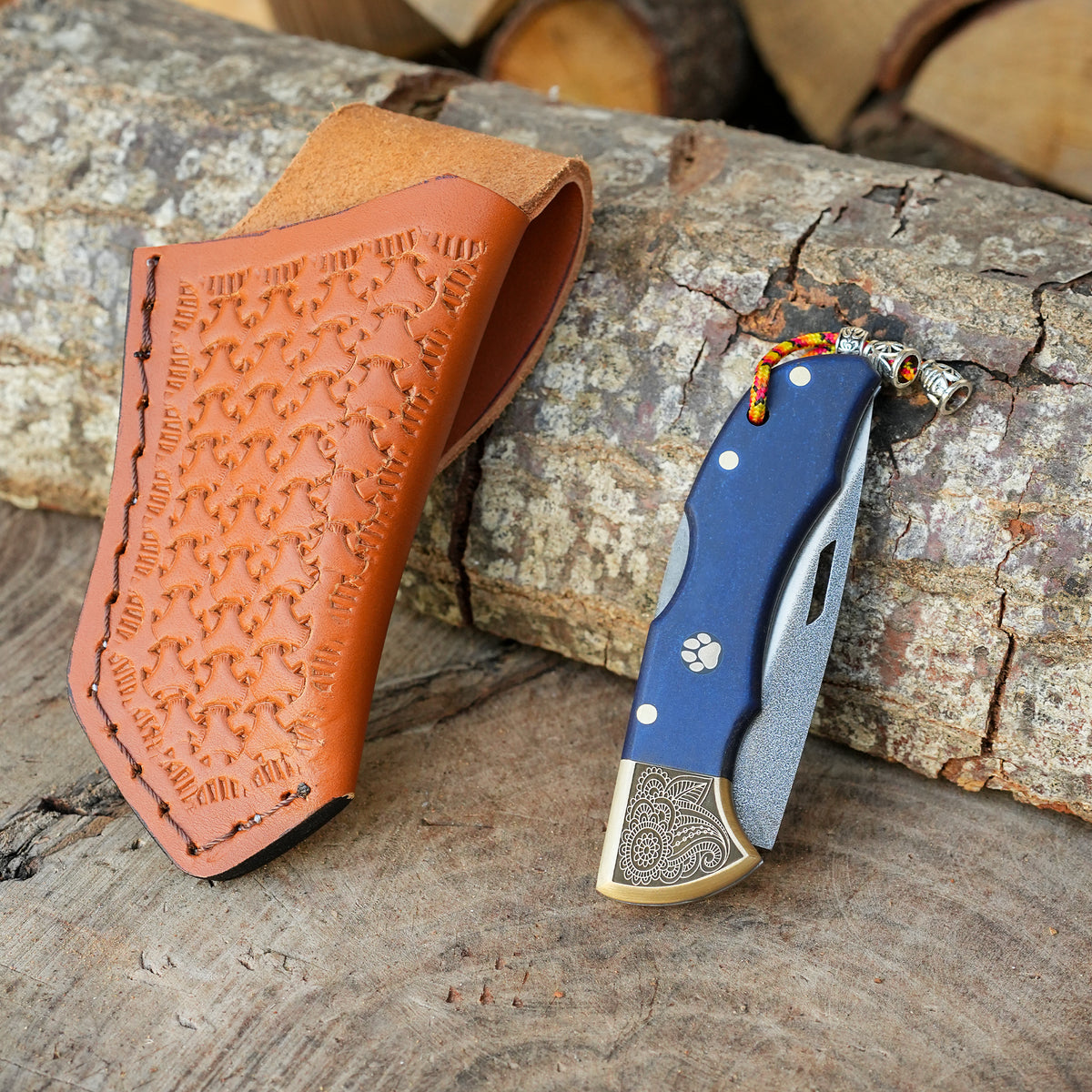 Katlanır Model - N690 Çelik - Mikarta Sap