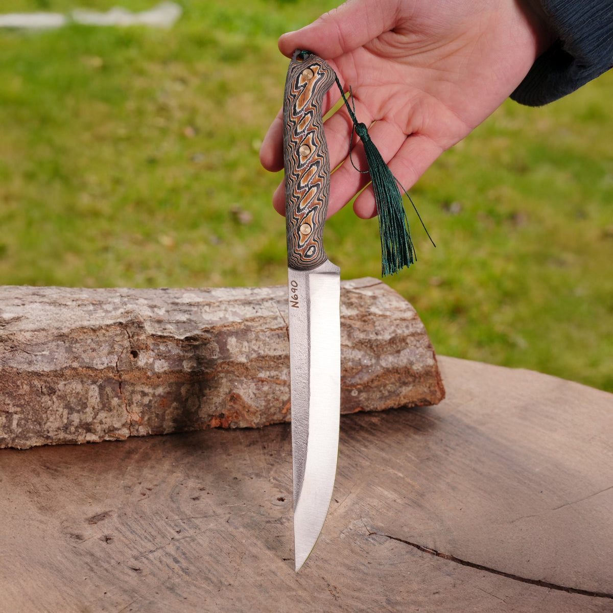 Kesme Bıçağı – N690 Çelik – Verzalit Saplı Profesyonel Seri