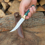 Yatağan ustaları tarafından üretilmiş epoksi saplı 20 cm el yapımı bıçak