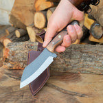 4034 Alman paslanmaz çeliği ve ceviz saplı 23 cm uzunluğunda katlanır bıçak