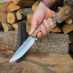 4034 Alman paslanmaz çeliği ve ceviz saplı 26 cm uzunluğunda bıçak