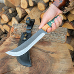 4034 Alman paslanmaz çeliği ve epoksi sap ile üretilmiş uzun bıçak modeli