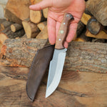 4034 Alman paslanmaz çeliği ve ceviz saplı 25 cm uzunluğunda bıçak