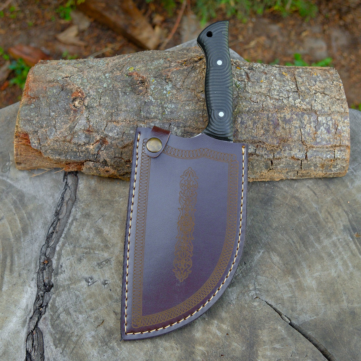 Almazan 28 Cm - Karavan Gravür İşlemeli - Kompakt Sap