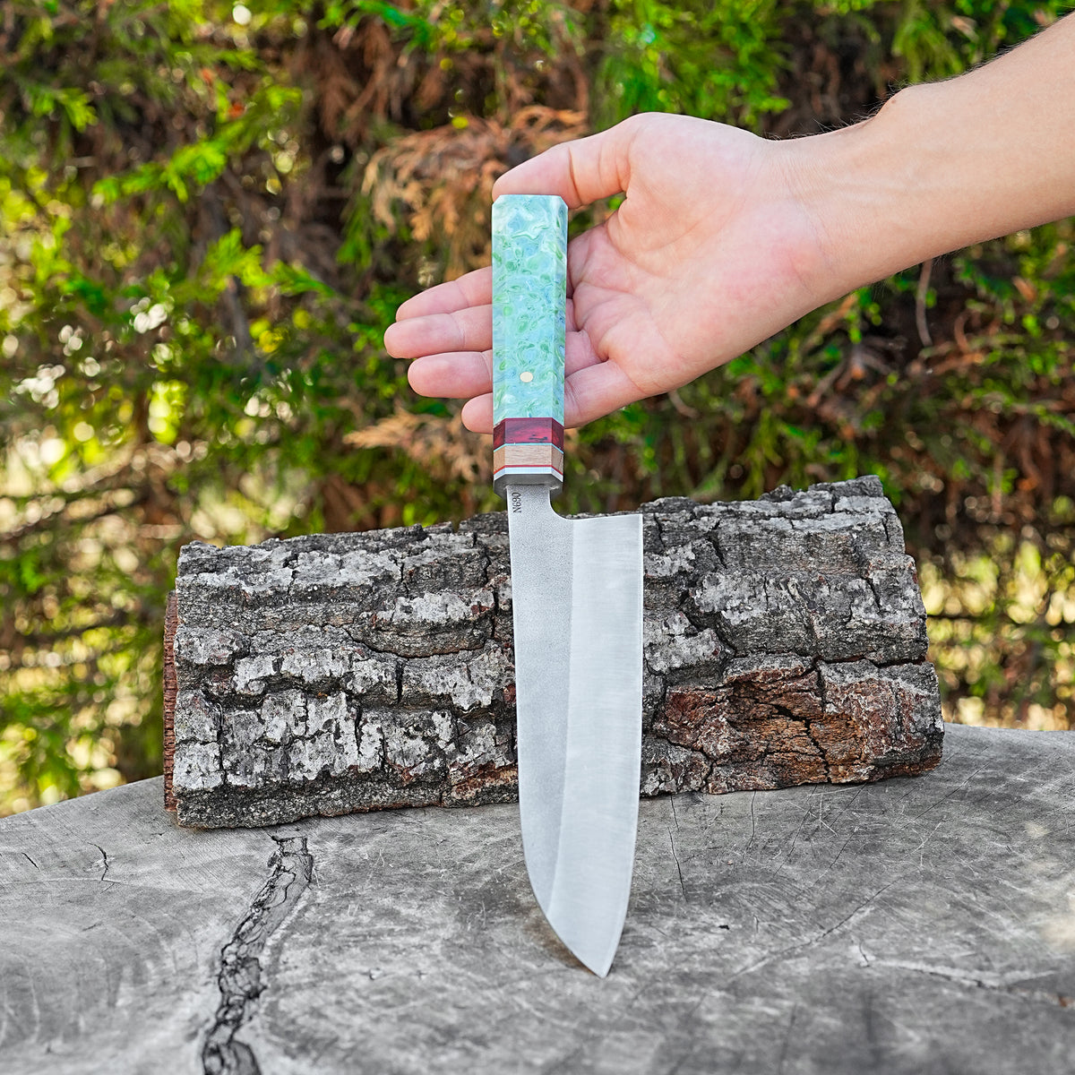 Gyuto Model Profesyonel Şef Bıçağı – N690 Çelik - Epoksi Sap