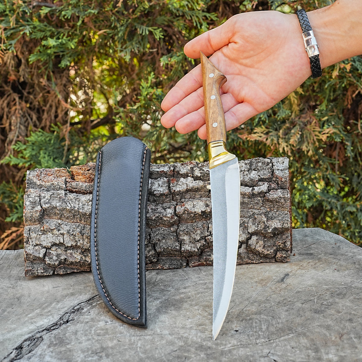 Bel Kaması - Ceviz Sap - 32 Cm