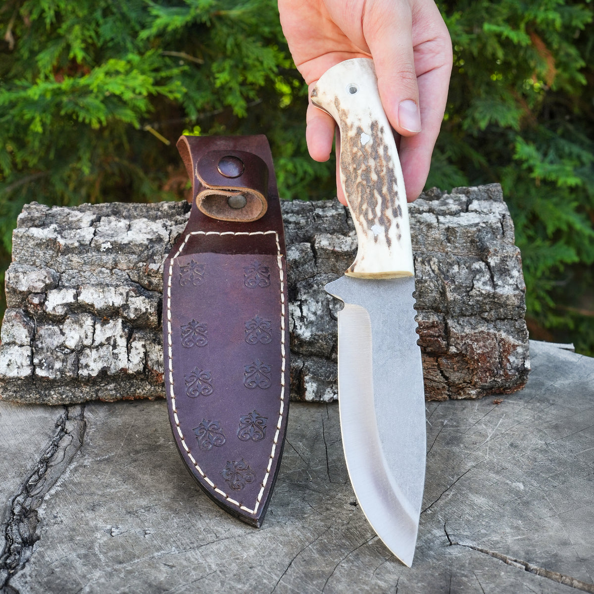 Av Bıçağı 24 Cm - Geyik Boynuzu Sap