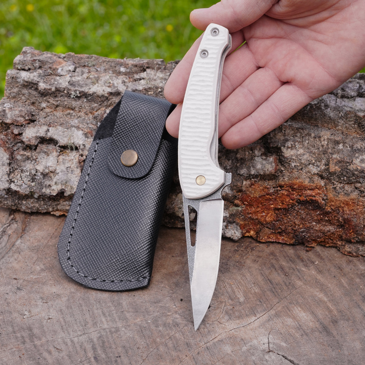 Anka Model - 19 Cm - N690 Çelik - Kompakt Sap - Katlanır