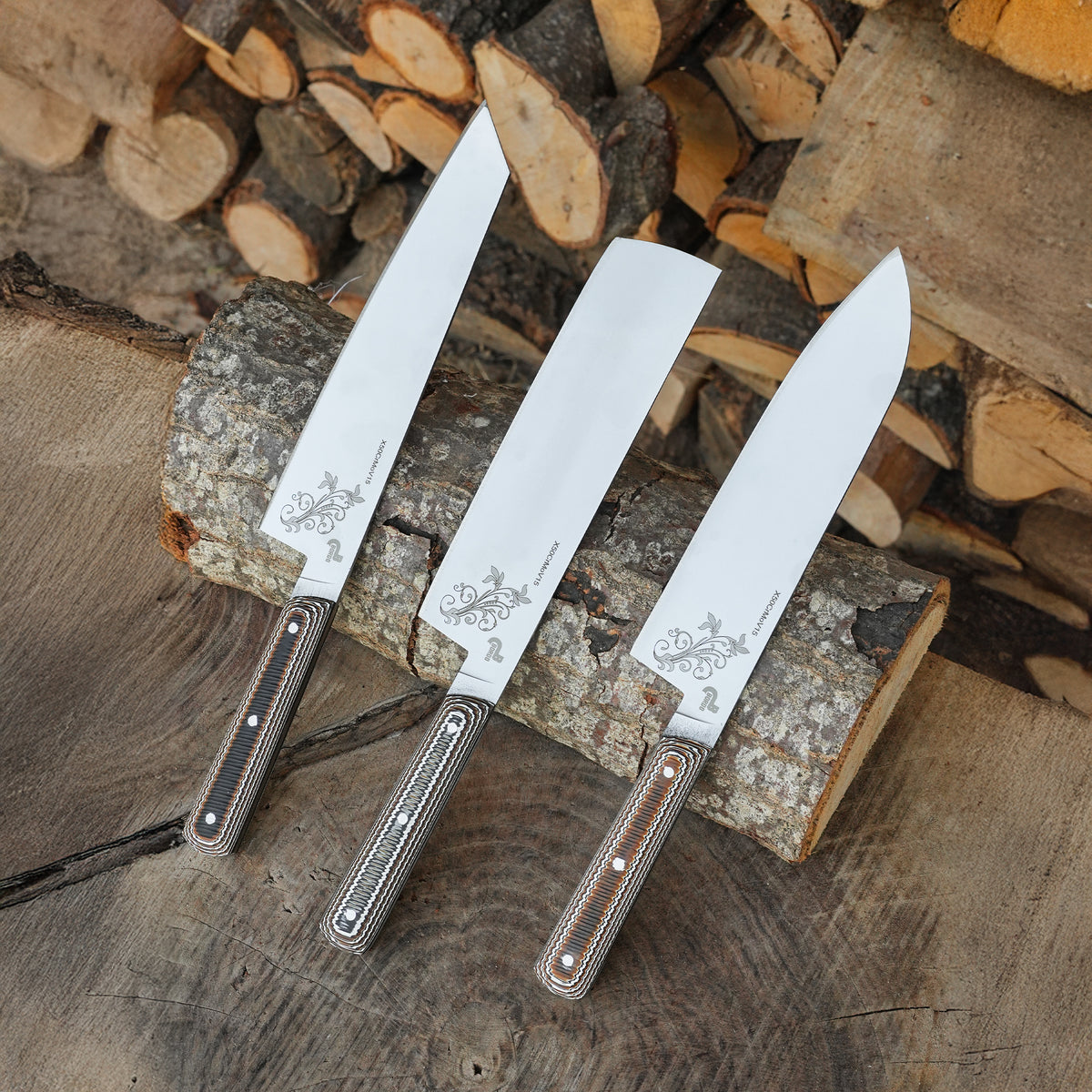 Şef Bıçağı Seti 3'lü