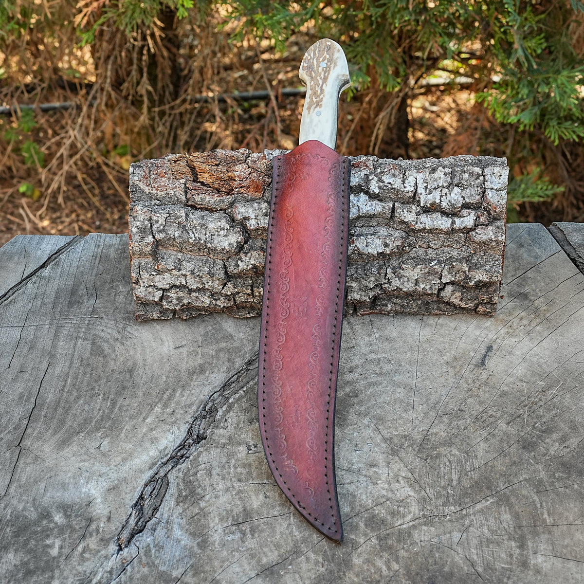 Hançer Model - Geyik Boynuzu Sap - 34 Cm