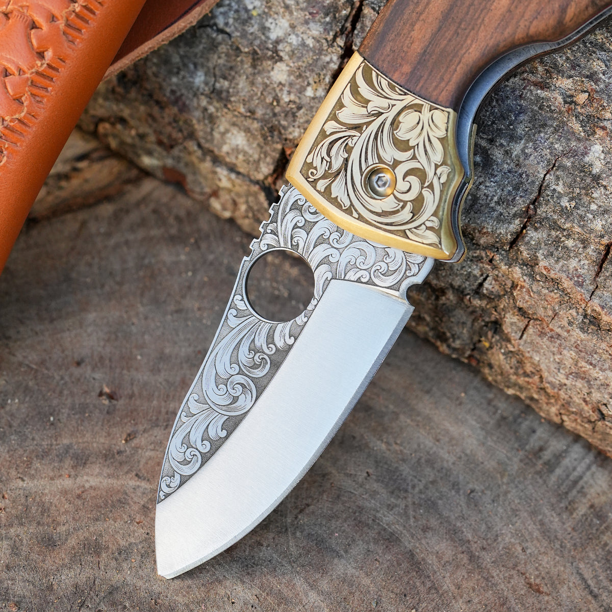 Katlanır Model- N690 Çelik - Ceviz Balçak Pirinç