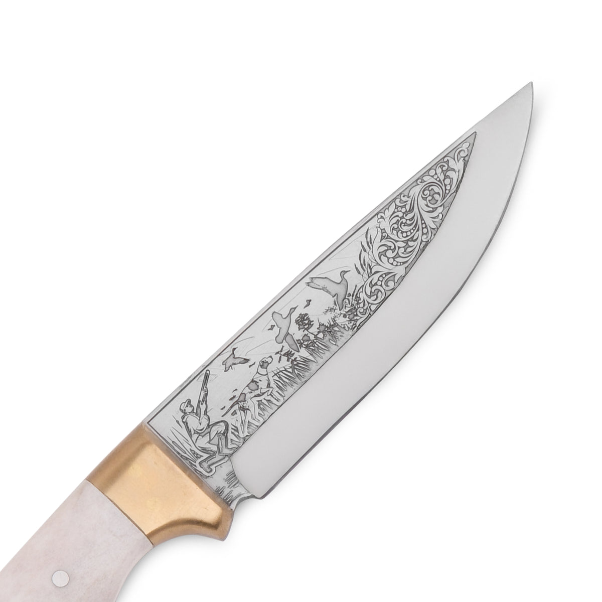 Avcı Gravürü İşlemeli - N690 Çeliği