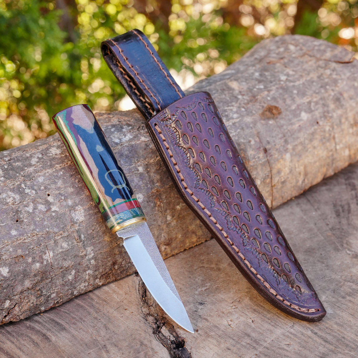 Puukko Model - N690 Çeliği - Japon Kaplama G-Carta Sap