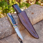 Puukko Model - N690 Çeliği - Japon Kaplama G-Carta Sap