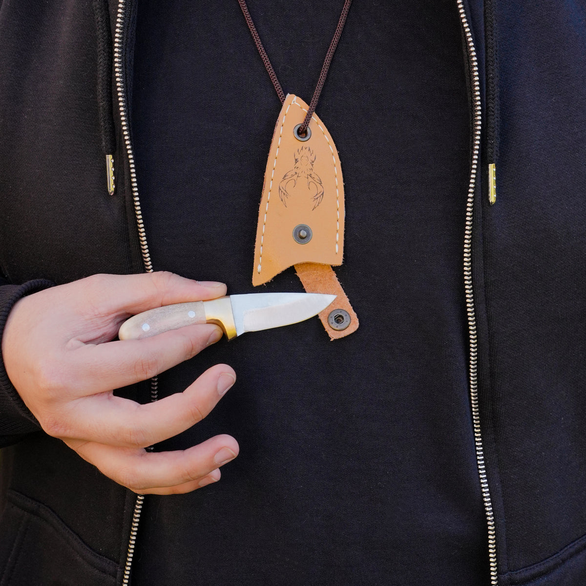 Kolye Model 12 Cm - Geyik Boynuzu Sap