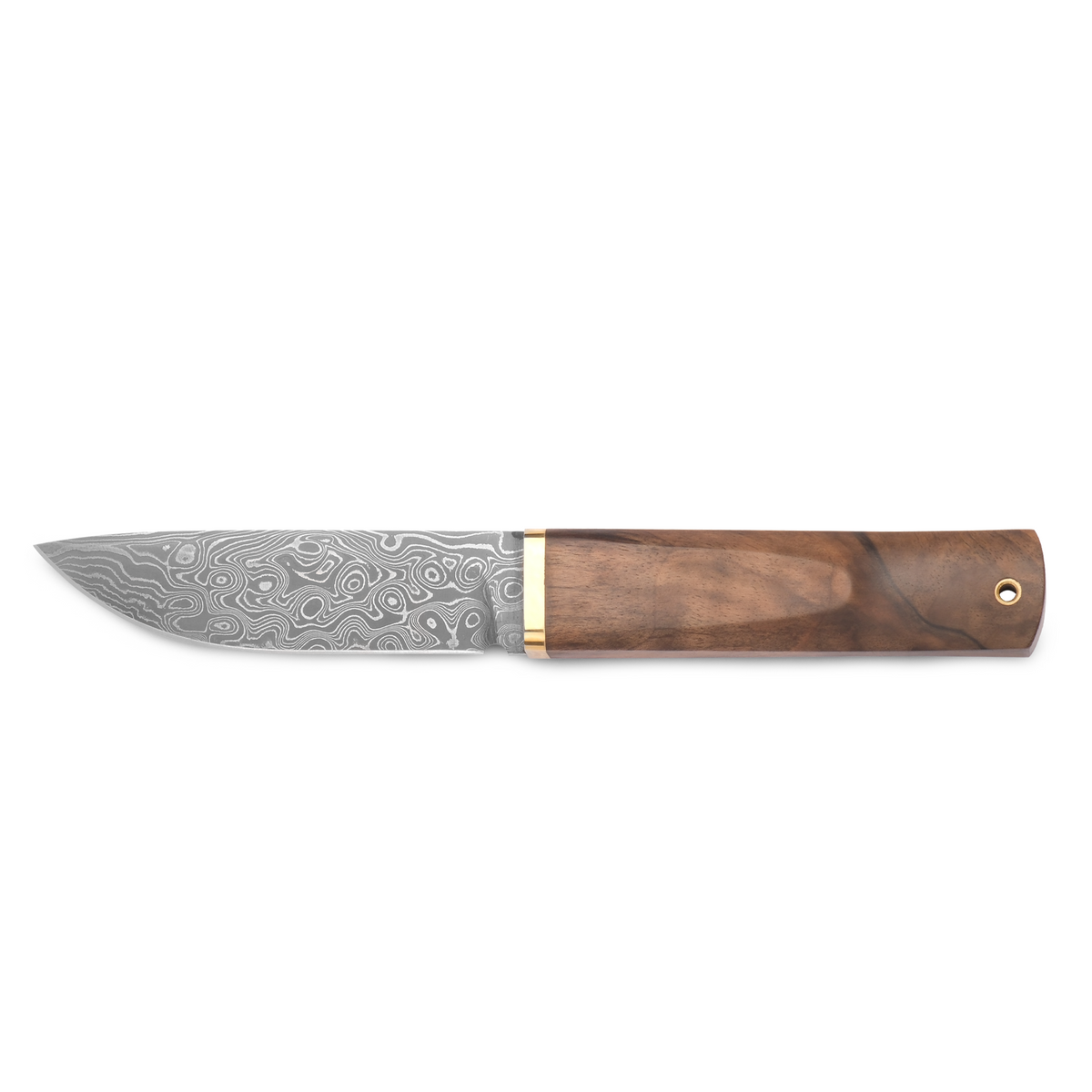 Puukko - Damascus Çelik - Ceviz Kabza