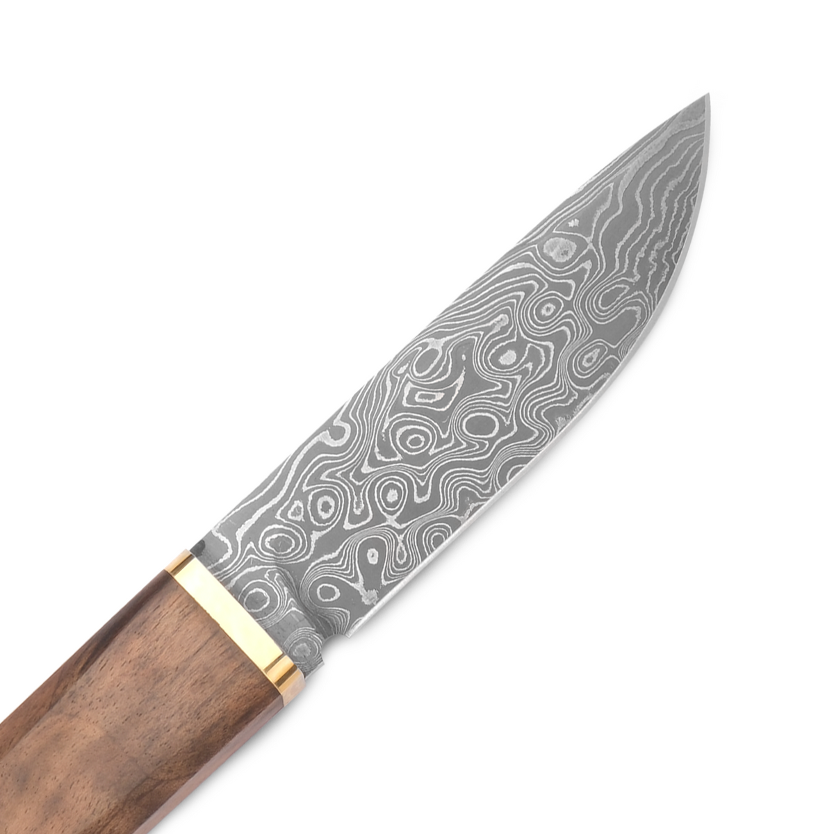 Puukko - Damascus Çelik - Ceviz Kabza